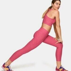 💕OUTDOOR VOICES💕 Warmup Leggings ~ 3/4 Length Flamingo Pink XS